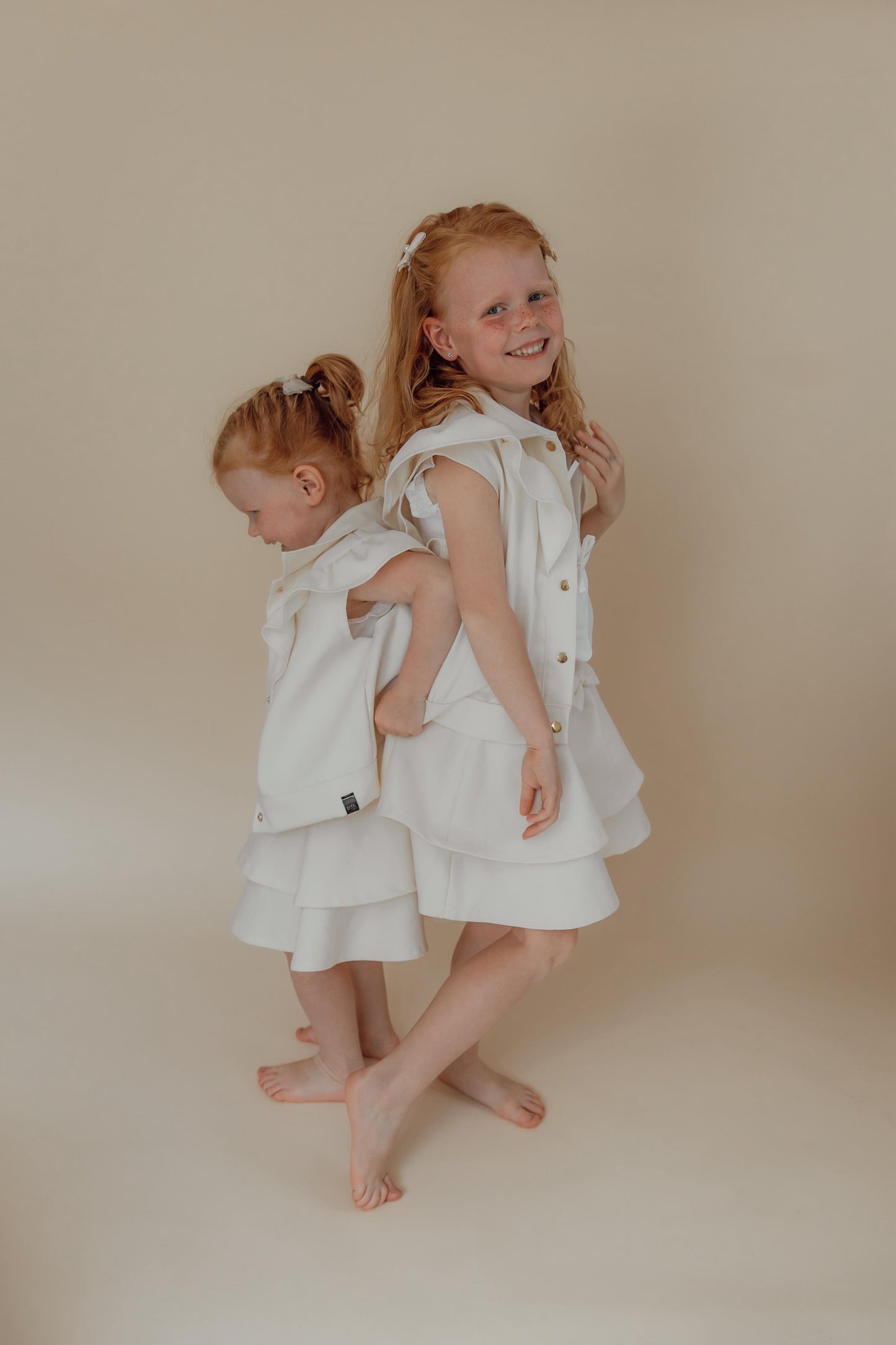Babykleding - Liya Spijker Gilet Beige