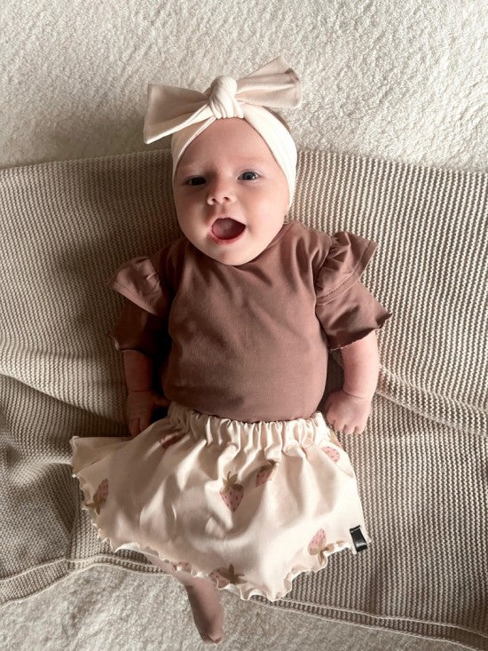 Babykleding - rokje aardbei