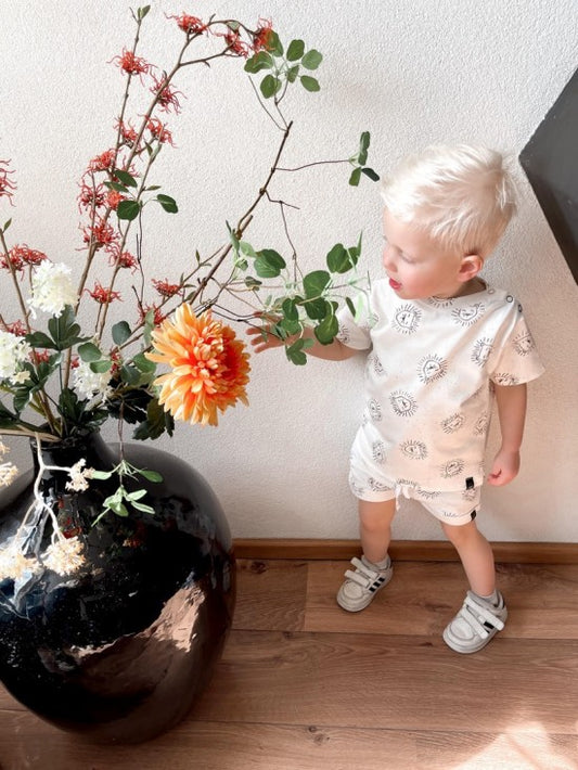 Babykleding - t-shirt lenn lion wit logo