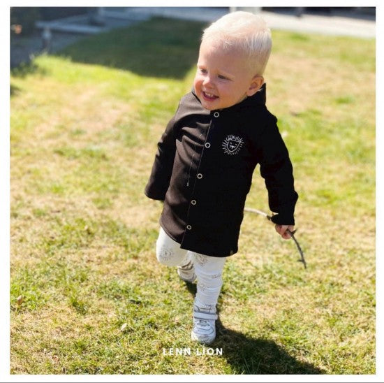 Babykleding - Lenn lion broek white logo