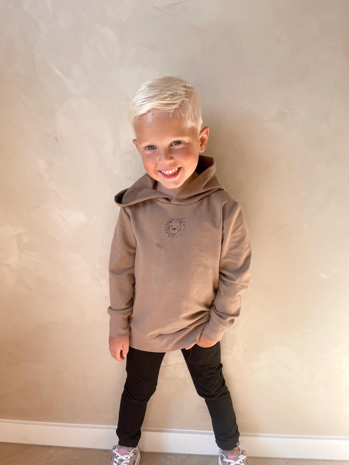 Babykleding - Hoodie taupe Milo
