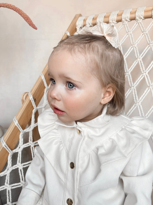 Babykleding - Liya spijkerjas ruffle