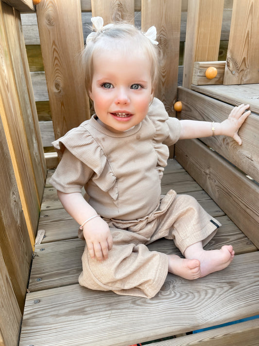 Babykleding - Maély ruffle shirtje