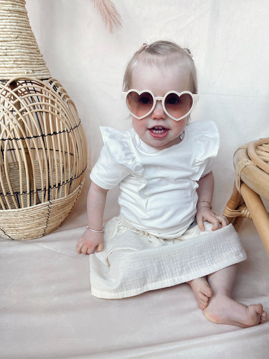 Babykleding - Lua ruffle shirtje