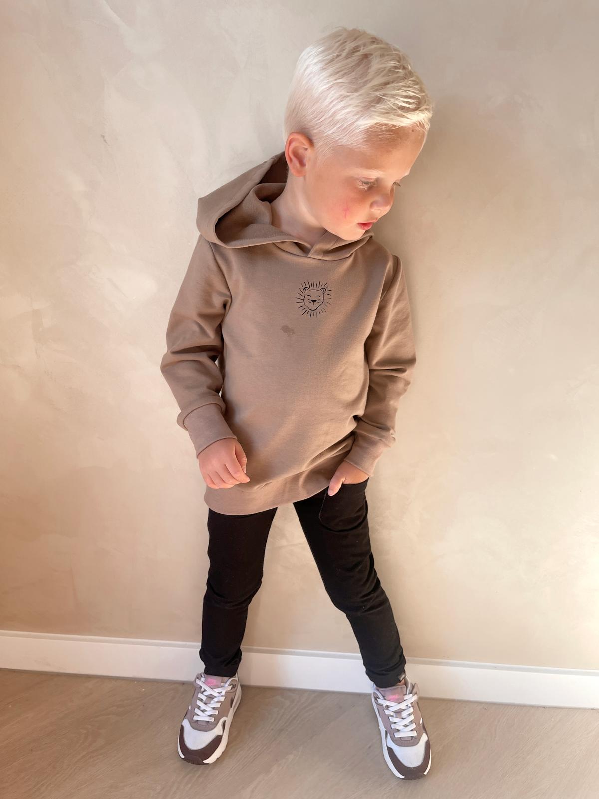 Babykleding - Hoodie taupe Milo