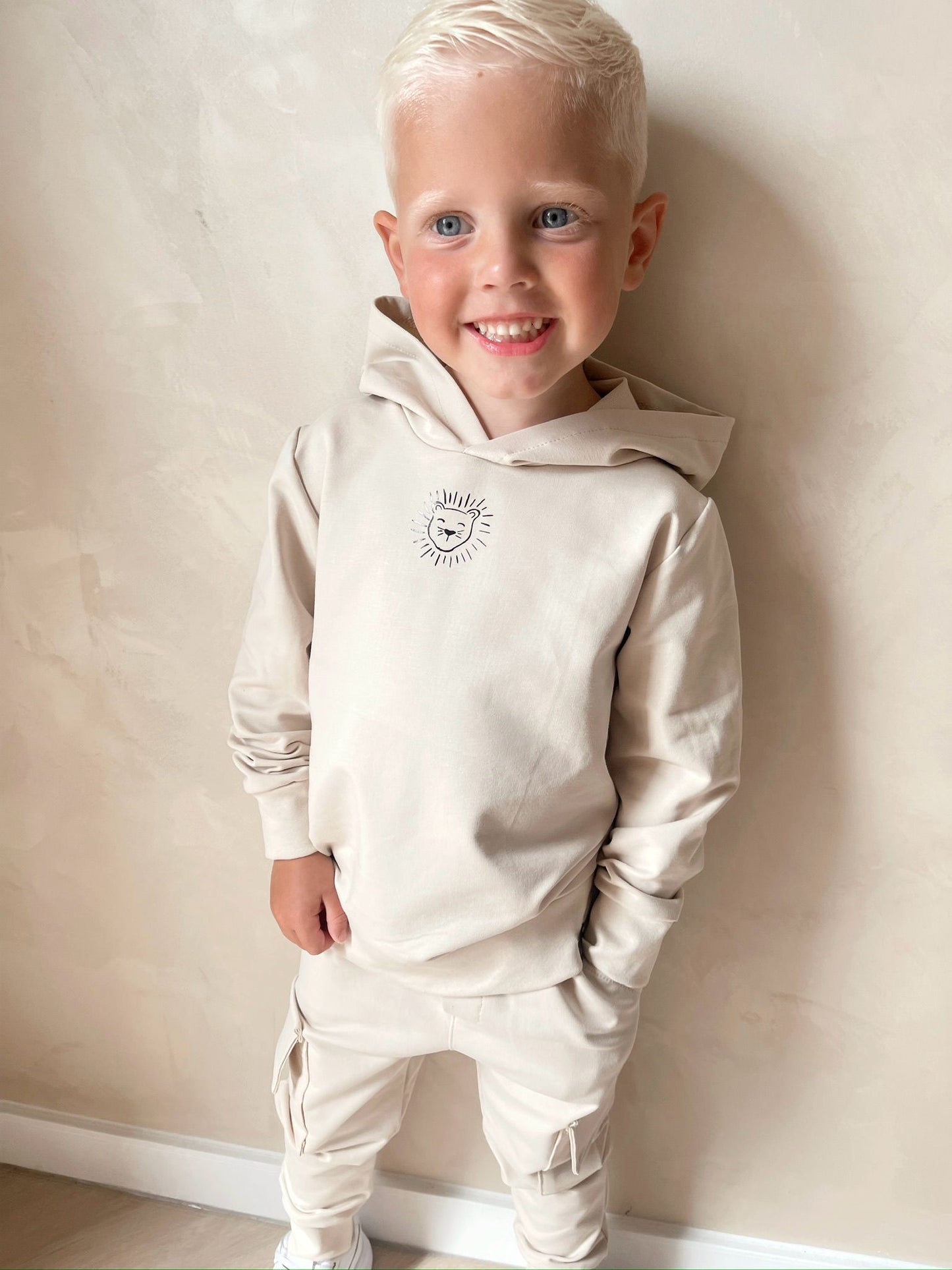 Babykleding - Joggingspak beige Liam