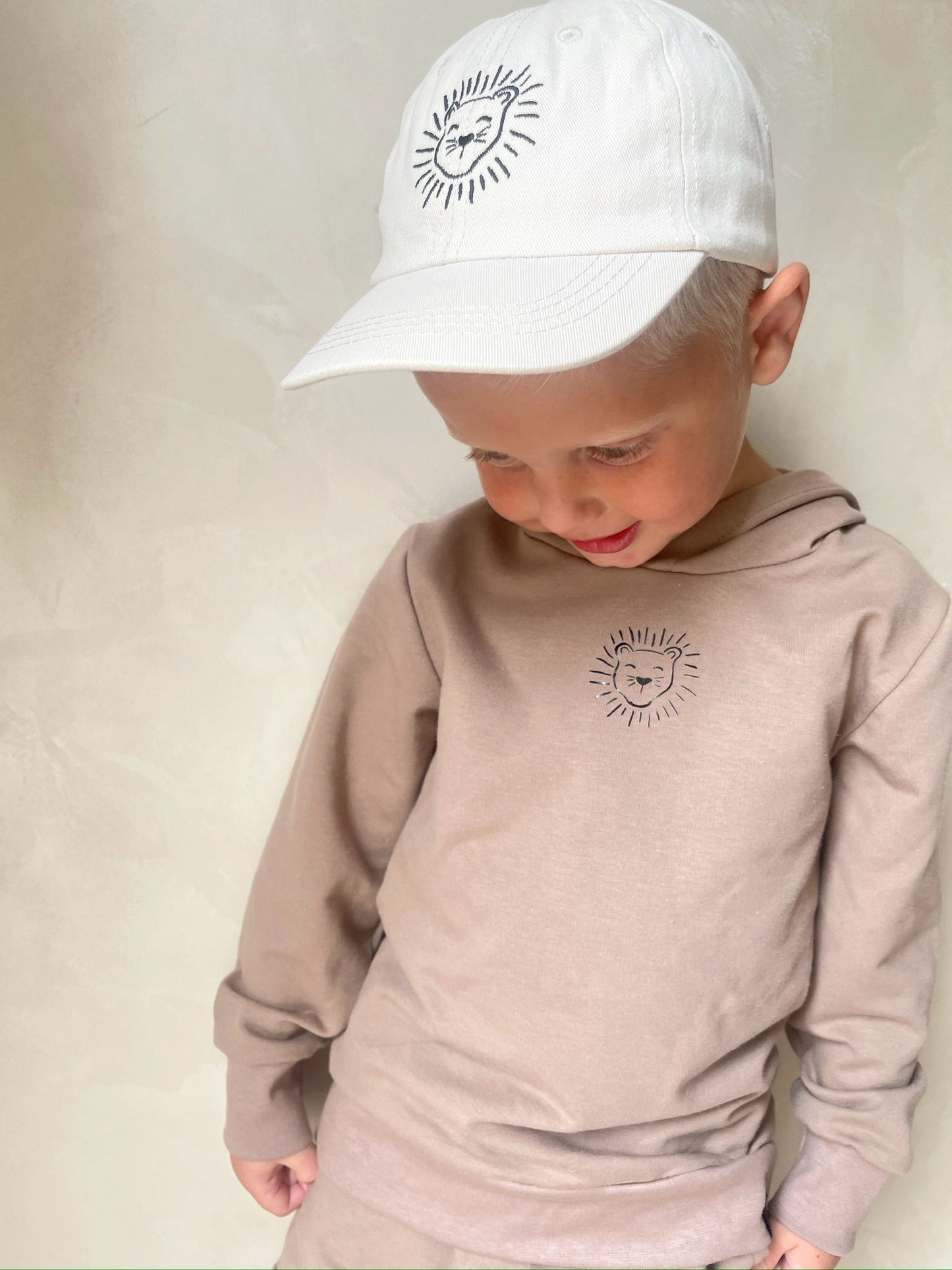Babykleding - Hoodie taupe Milo