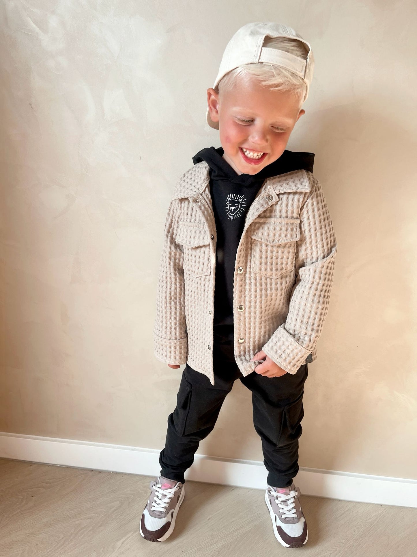 Babykleding - Hoodie zwart Joren