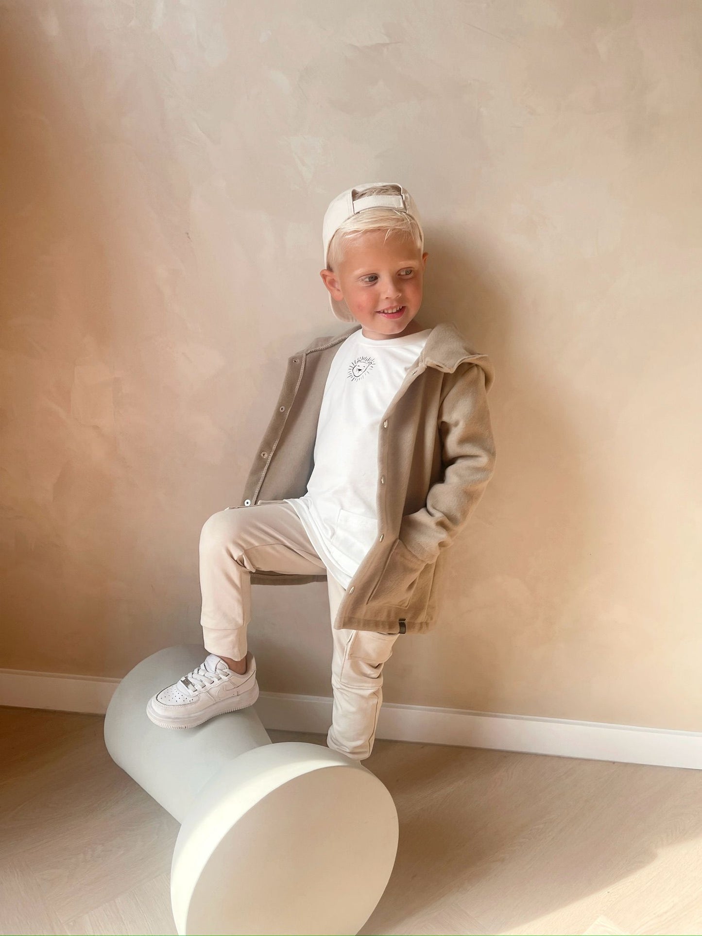 Babykleding - Cargobroek beige Liam
