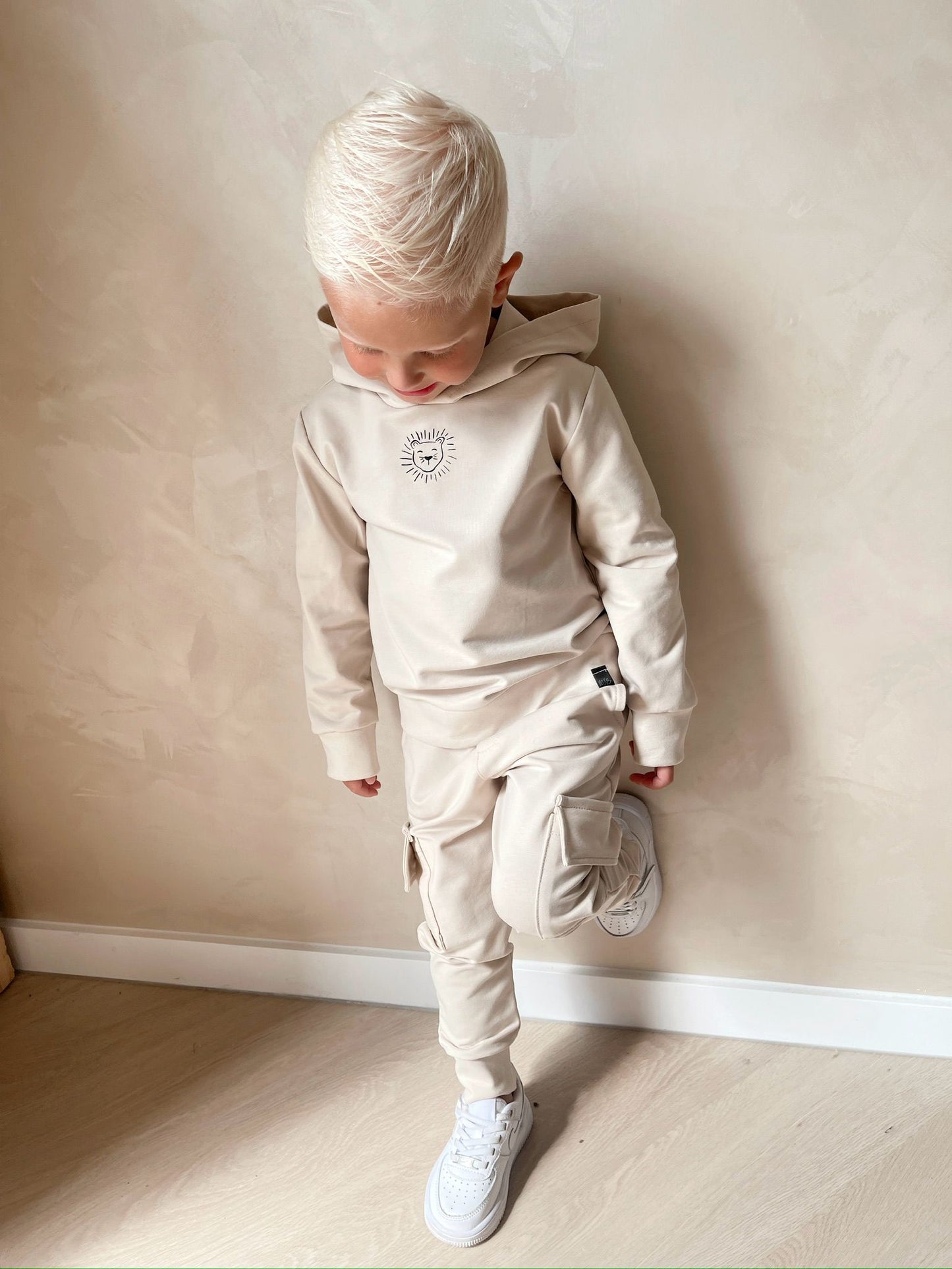 Babykleding - Hoodie beige Liam