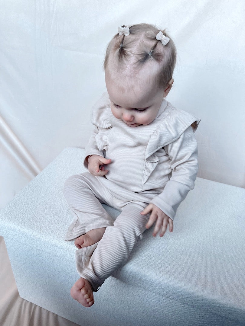 Babykleding - Longsleeve Juul beige