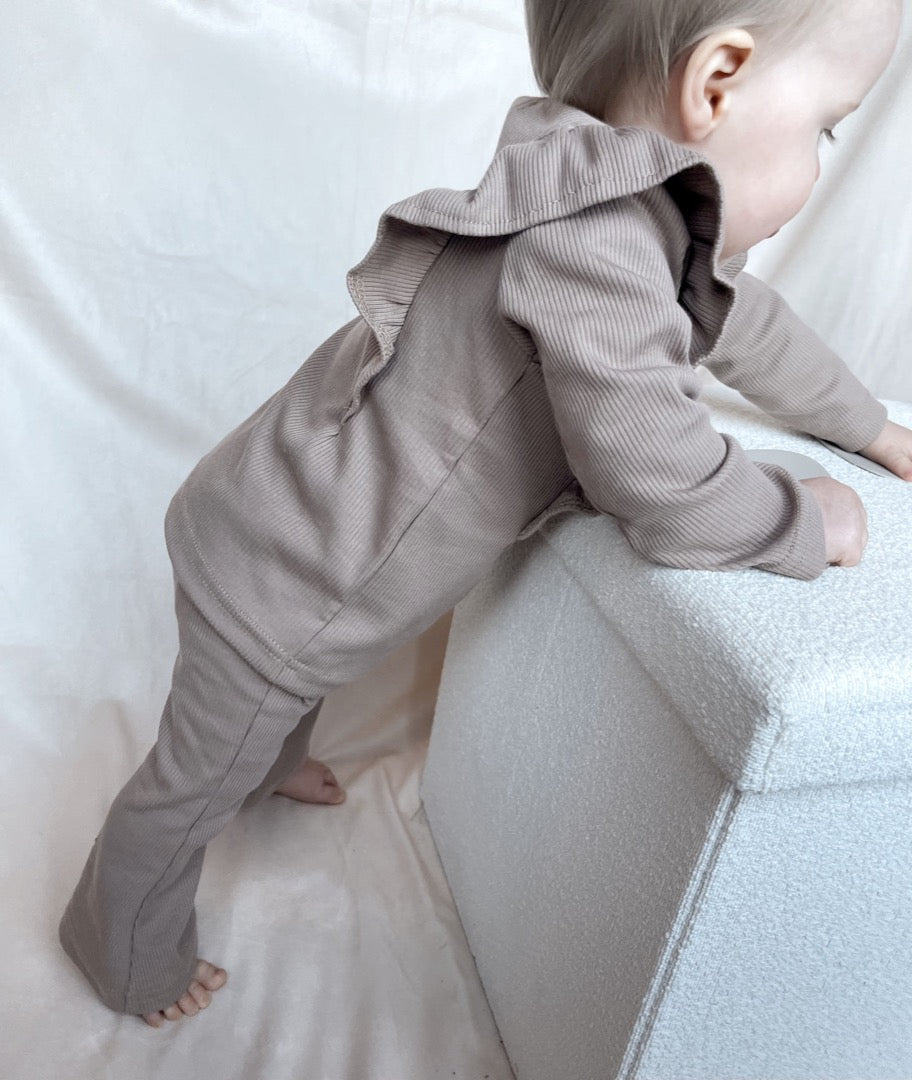 Babykleding - Flared Saar taupe