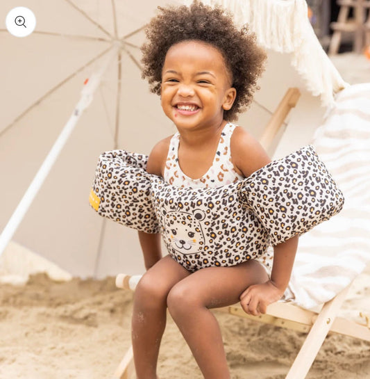 Puddle Jumper Zwemvest - Beige Panterprint - 2-6 jaar - 15-30 kg