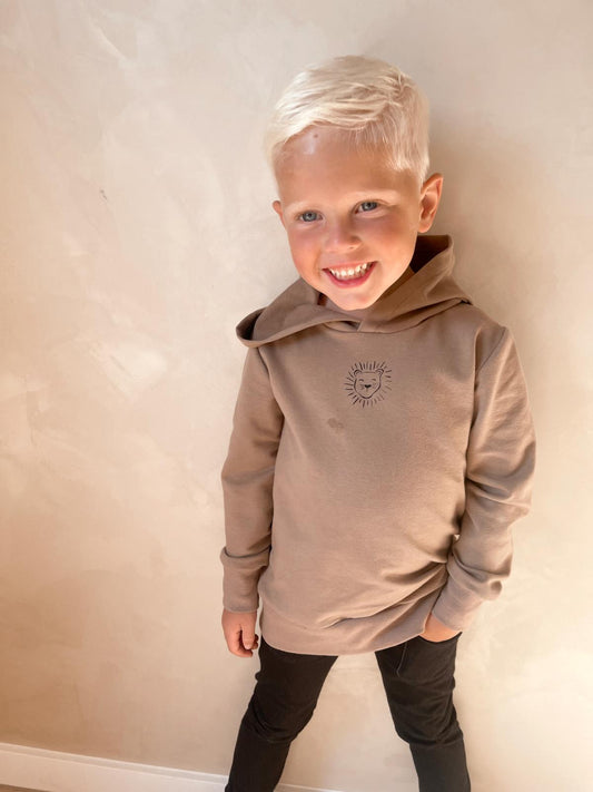 Babykleding - Hoodie taupe Milo