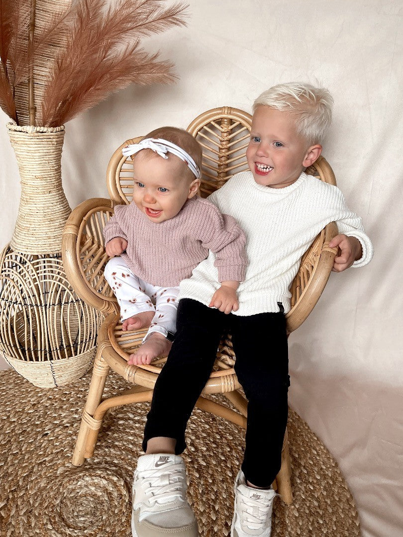 Babykleding - Knitted sweater Ecru unisex