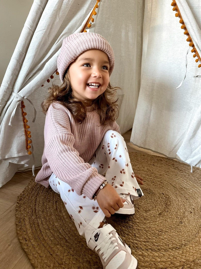 Babykleding - Knitted sweater Oud roze