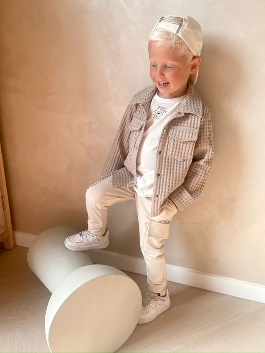 Babykleding - Tussenjas wafel Xenn