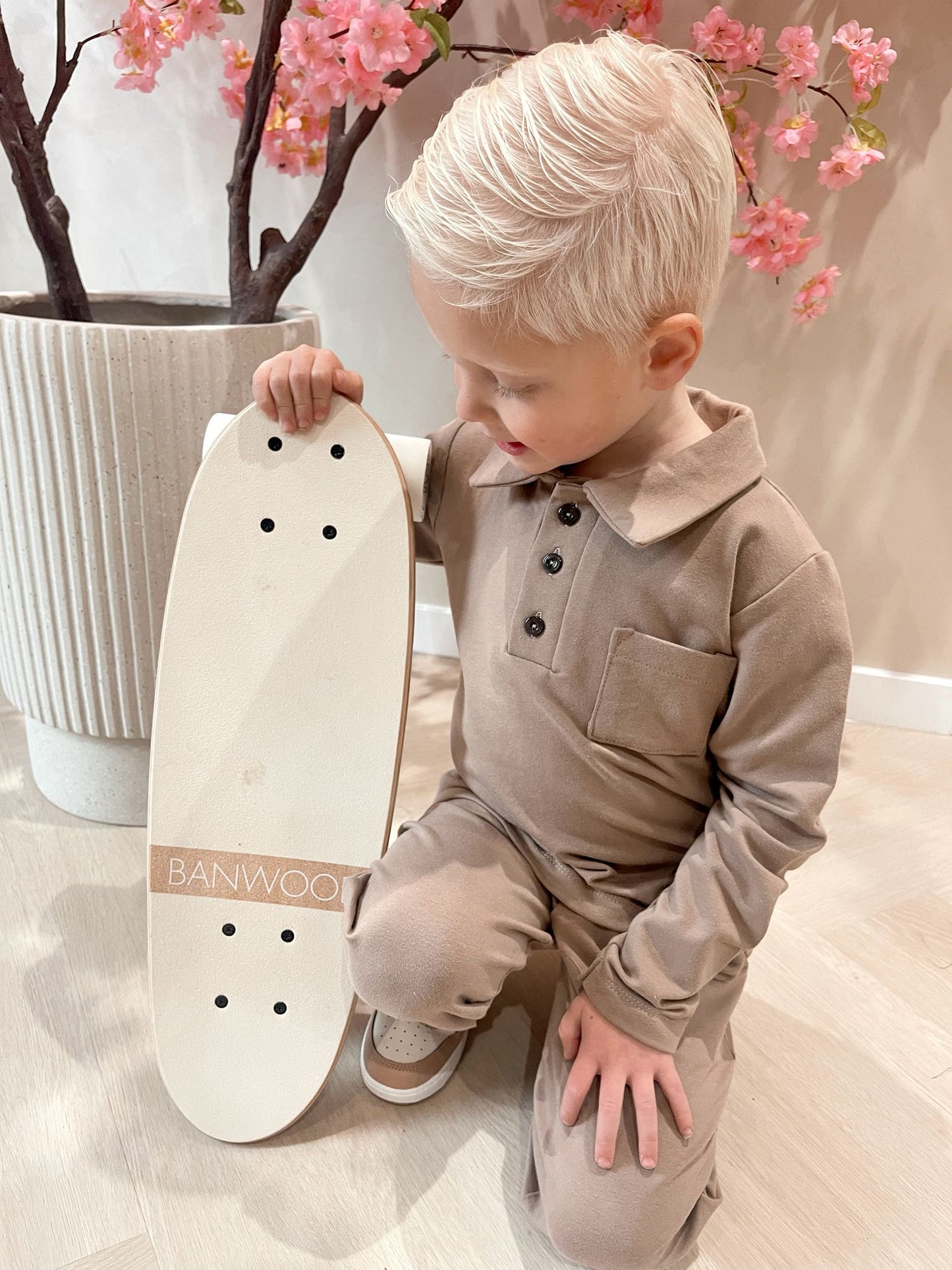 Babykleding - Lenn Shirt Taupe