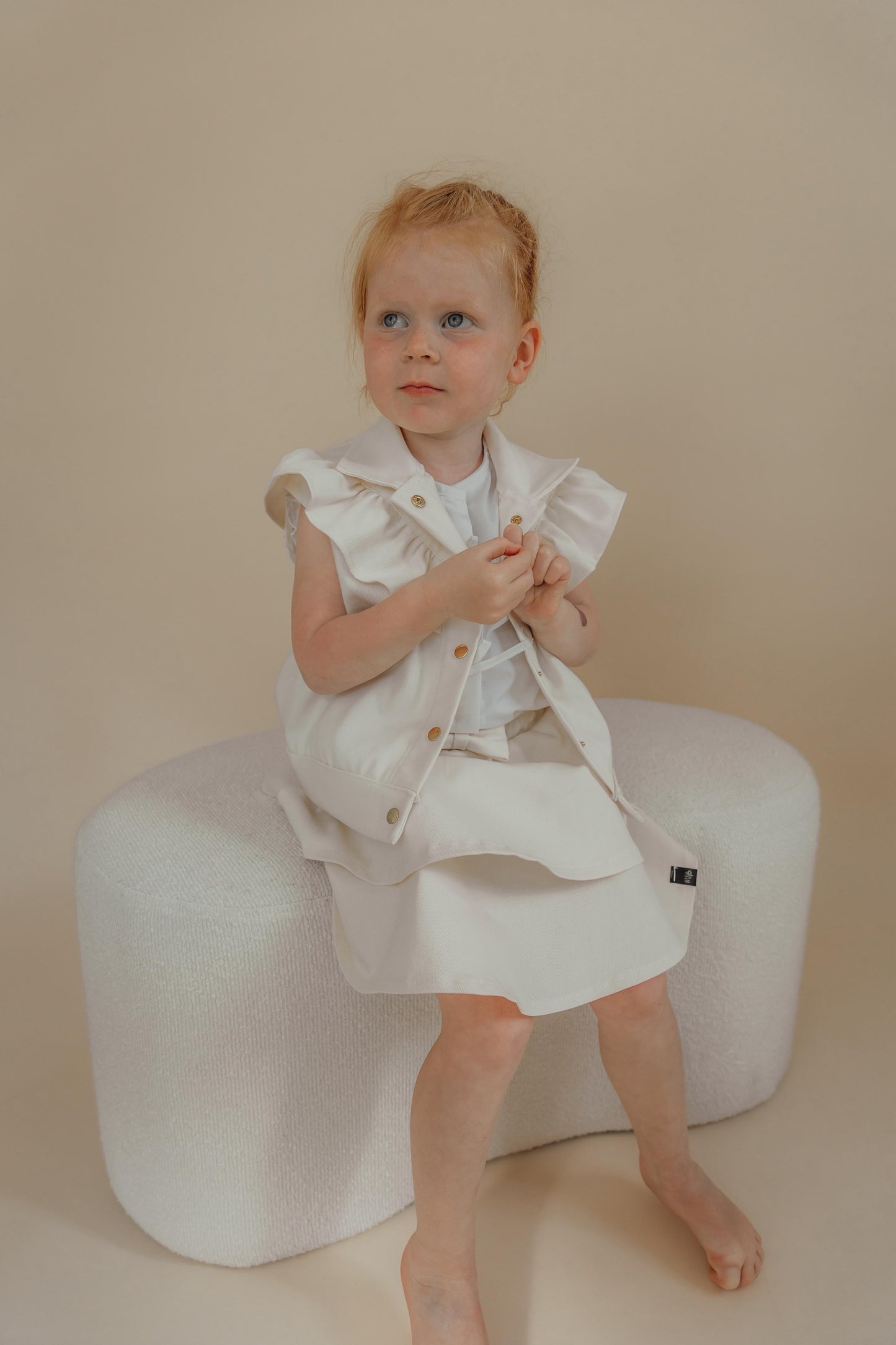 Babykleding - Liya Spijker Gilet Beige