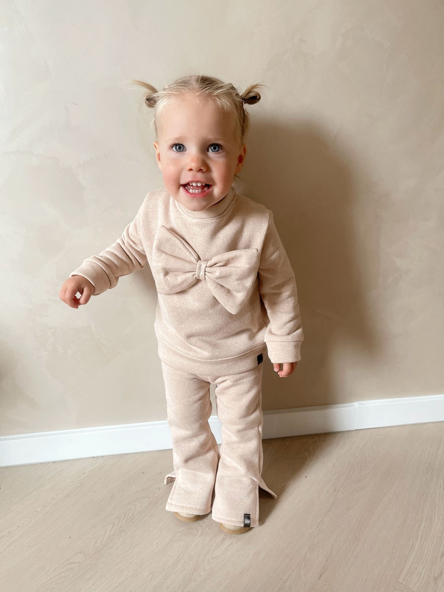 Babykleding - Set Strik Beige