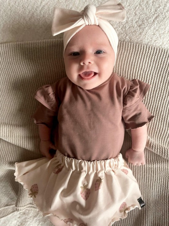 Babykleding - rokje aardbei