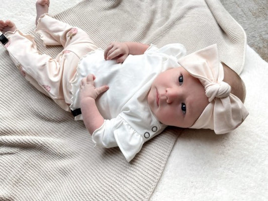 Babykleding - flared aardbei