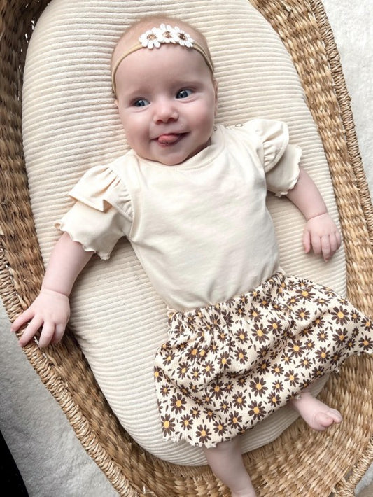 Babykleding - rokje liya bloemen