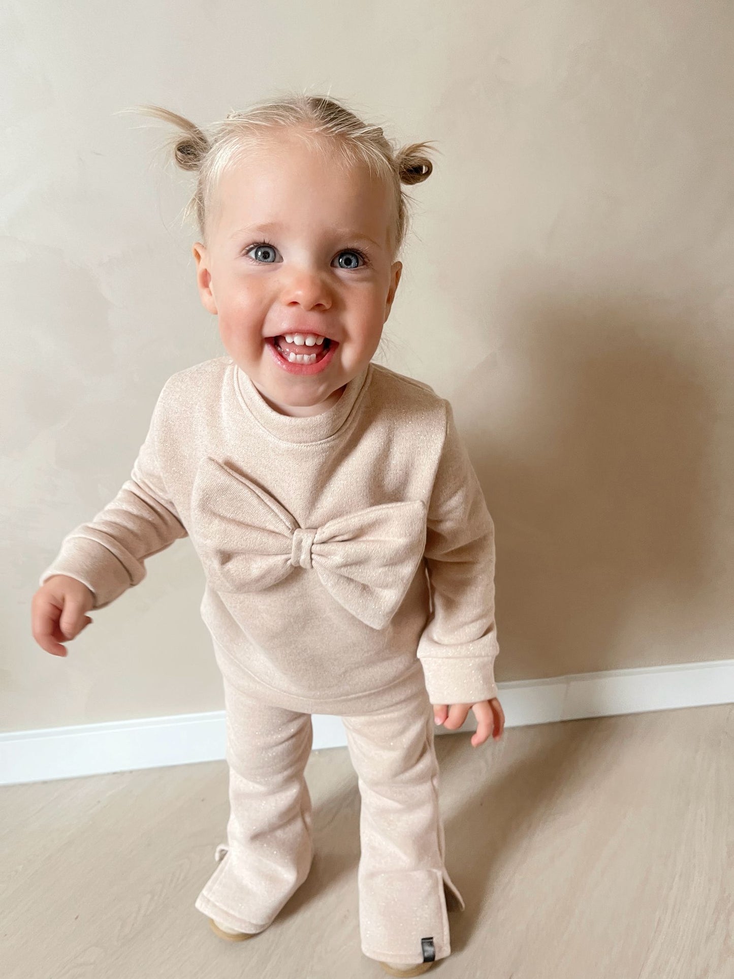 Babykleding - Set Strik Beige