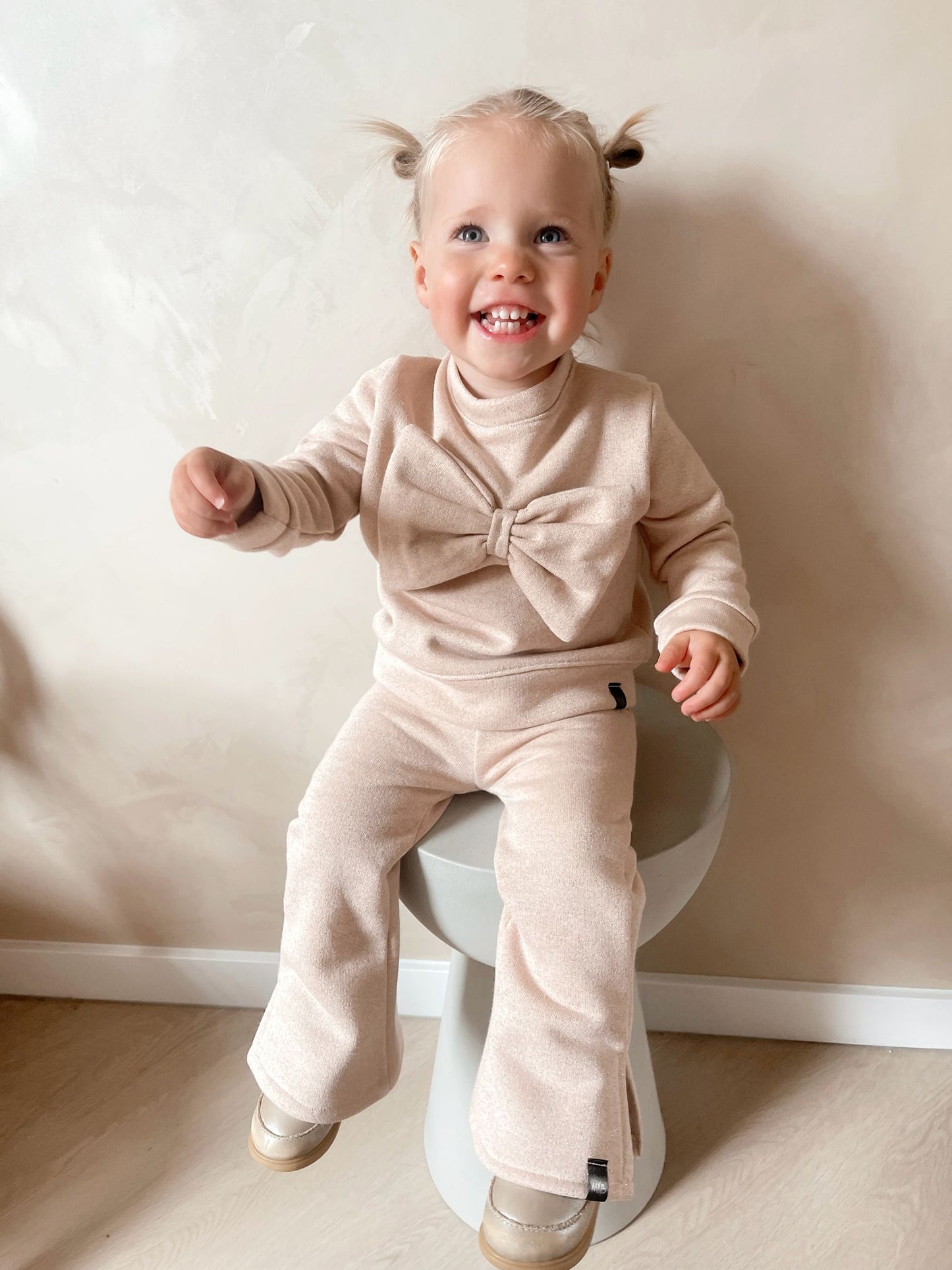 Babykleding - Set Strik Beige