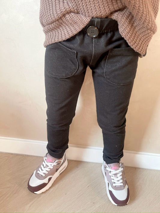 Babykleding - Jeanslook zwart Zayn
