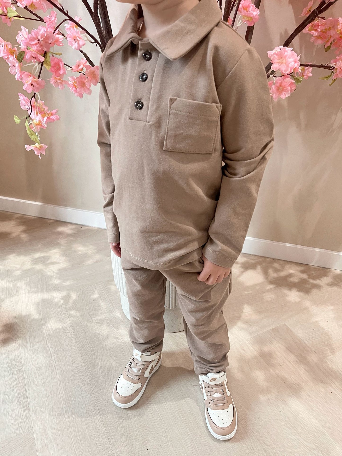 Babykleding - Lenn Shirt Taupe