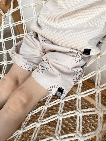 Babykleding - Zwembroek Lenn Lion Logo beige 