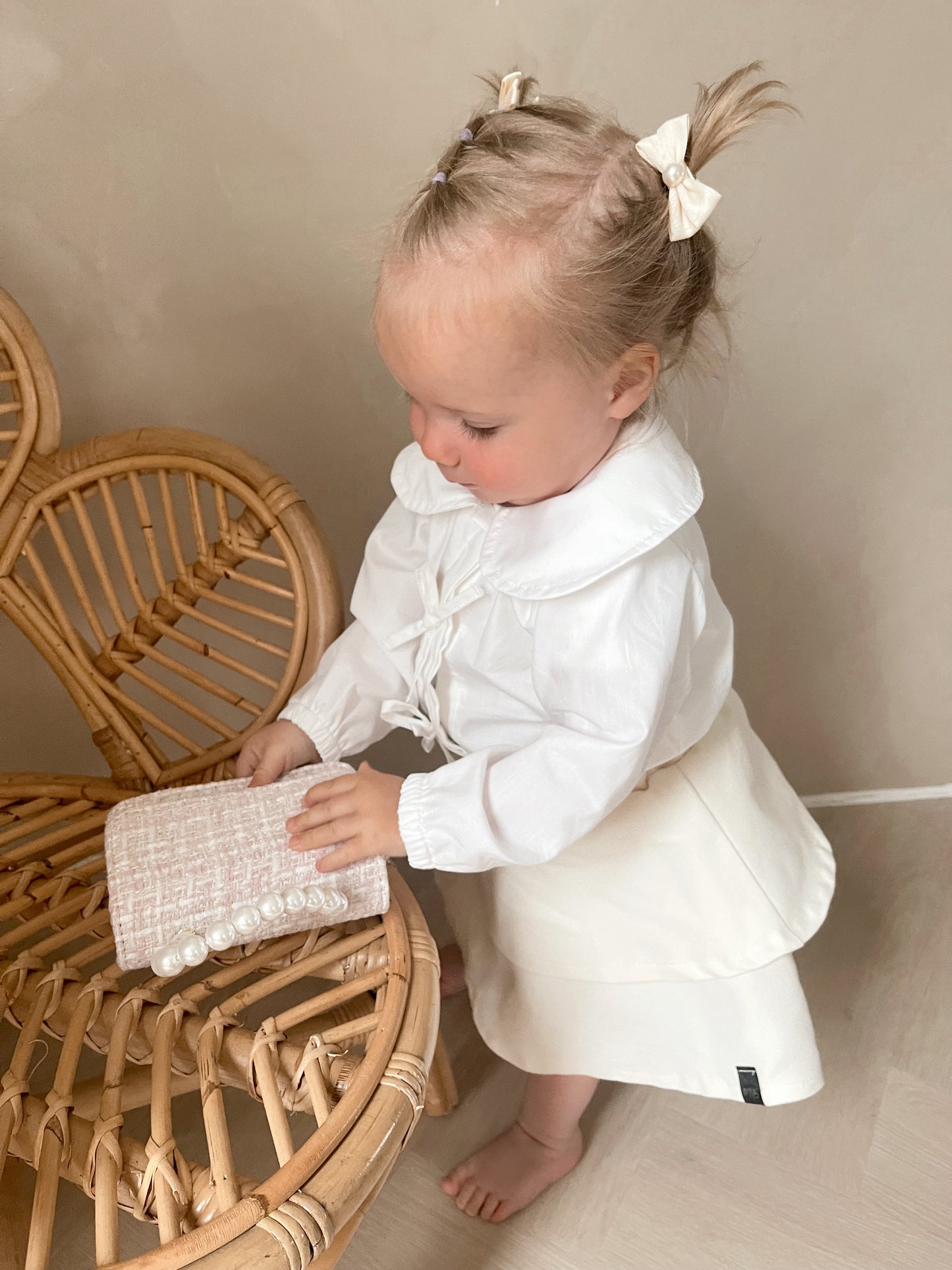 Babykleding - Liya Strik Rok Beige
