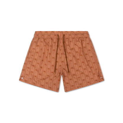 Zwembroek - Bruin - Palm Stripe - Volwassen