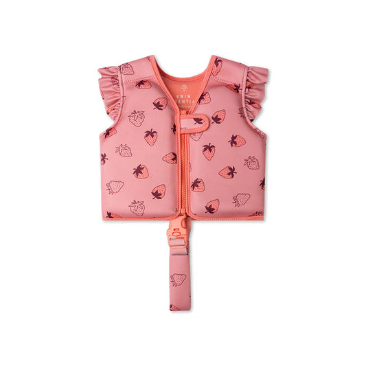 Zwemvest - Roze - Strawberry Fields - 1/2 Jaar
