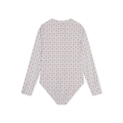 UV Badpak Kinder Met Lange Mouwen - Oudroze - Cozy Hearts