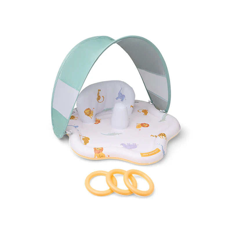 Baby Splash Mat - Meerkleurig - Wild Life - Ø 76 Cm