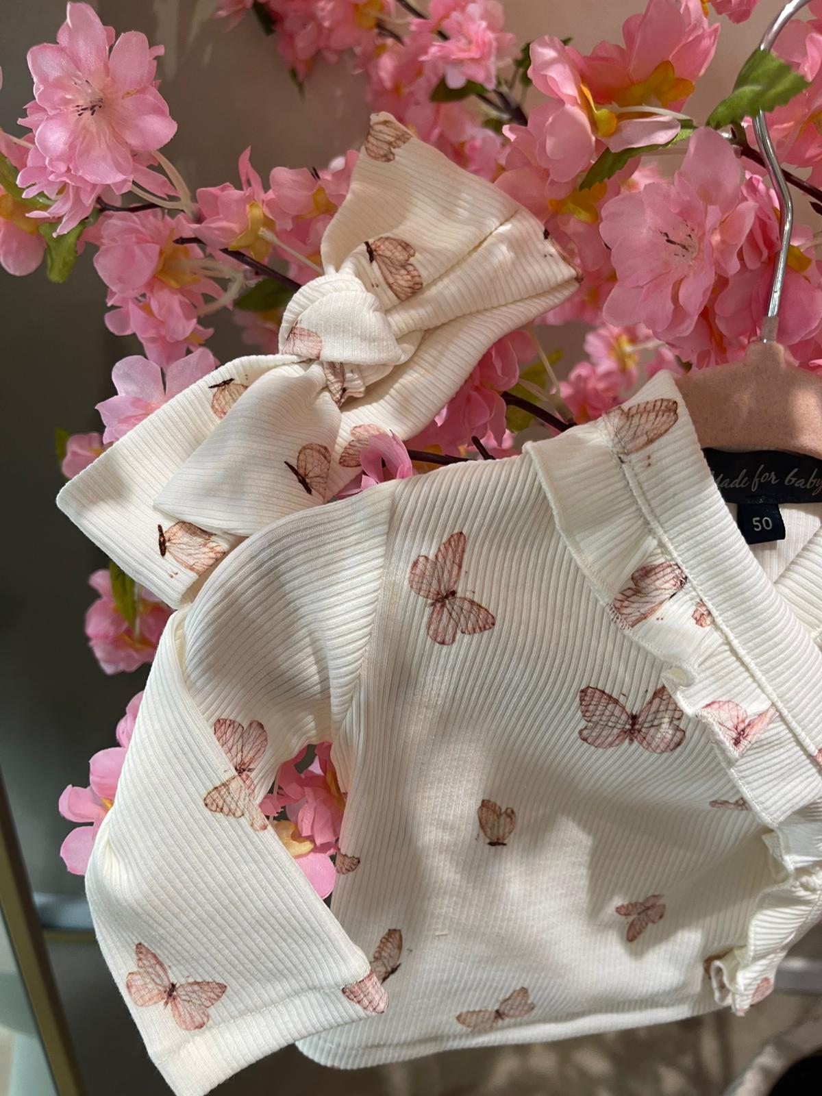 Babykleding - Elodi Vlinder Setje