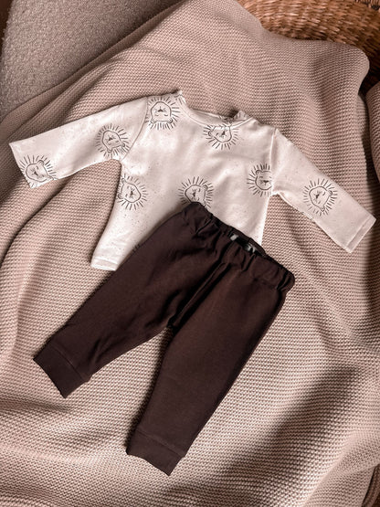 Babykleding - logo Leeuw Setje