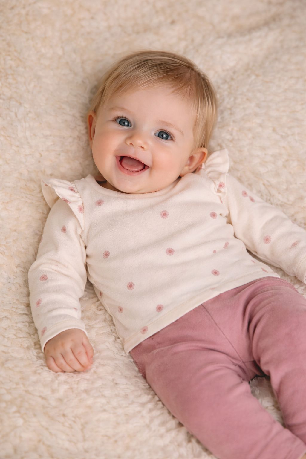 Babykleding - Kes Bloemen Setje