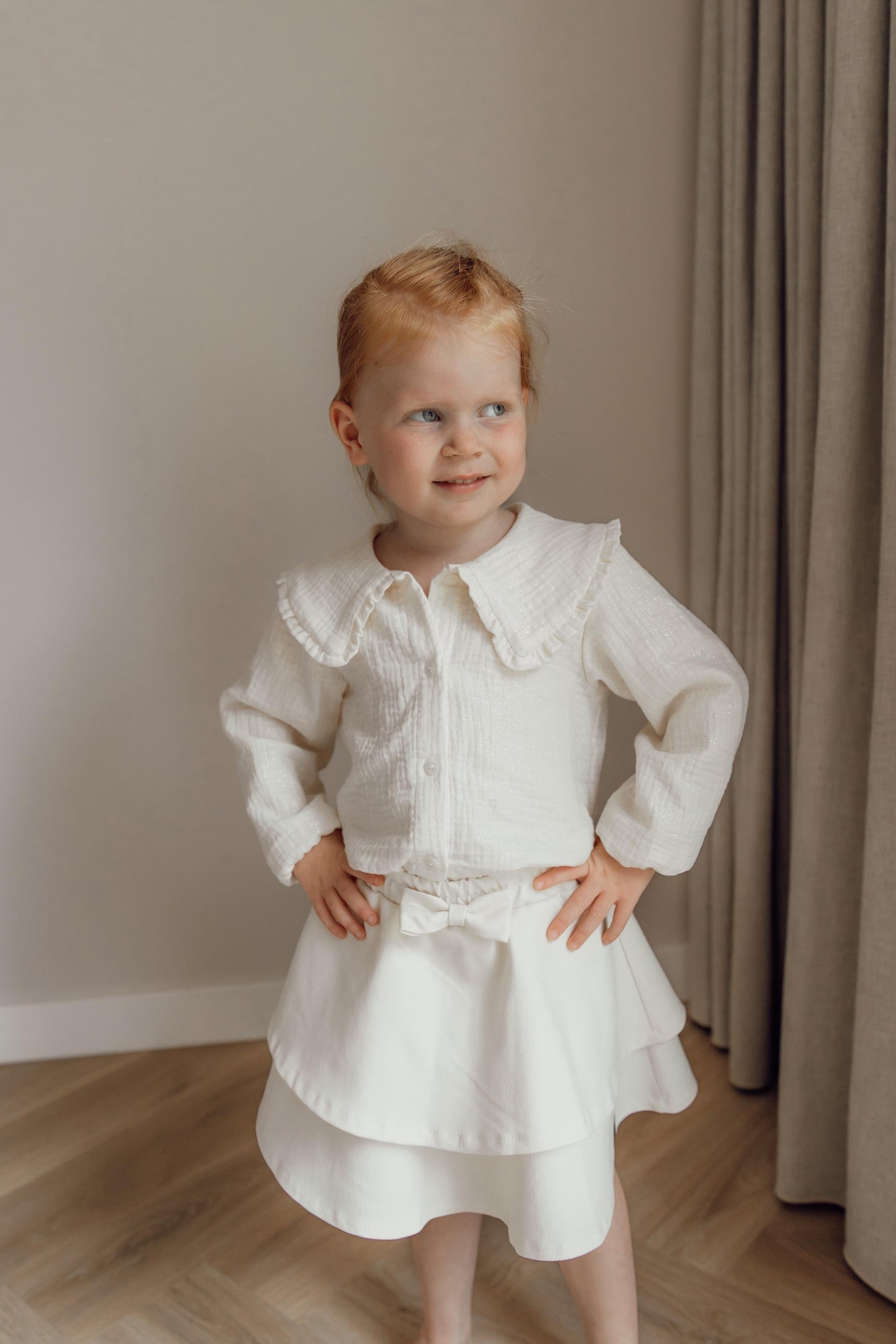 Babykleding - Liya Strik Rok Beige
