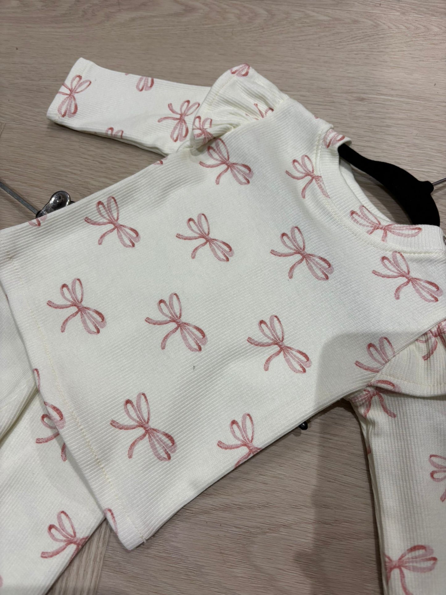 Babykleding - Roze Strik Setje