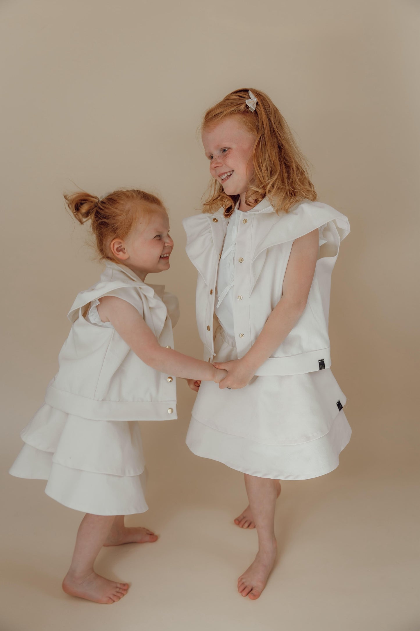 Babykleding - Liya Spijker Gilet Beige