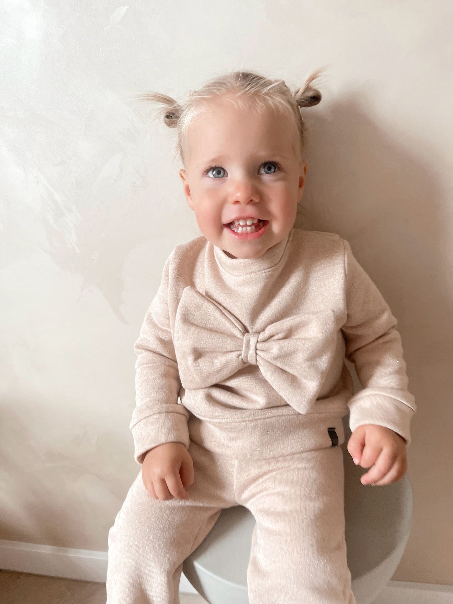 Babykleding - Set Strik Beige