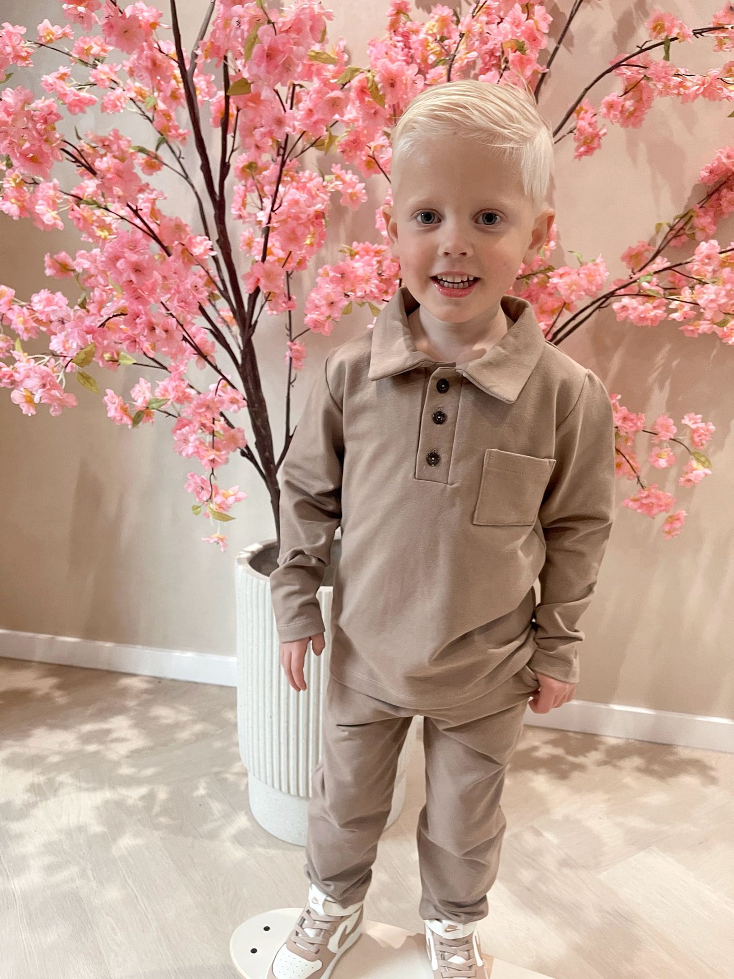 Babykleding - Lenn Shirt Taupe