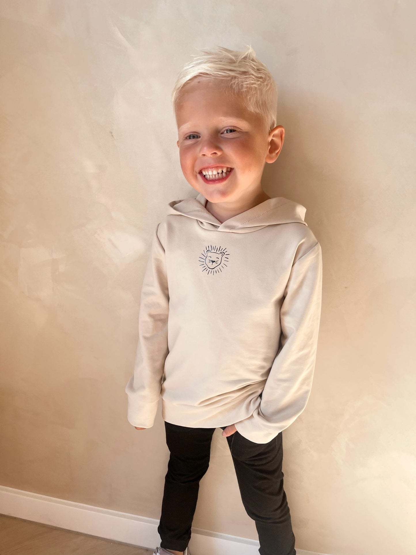 Babykleding - Hoodie beige Liam