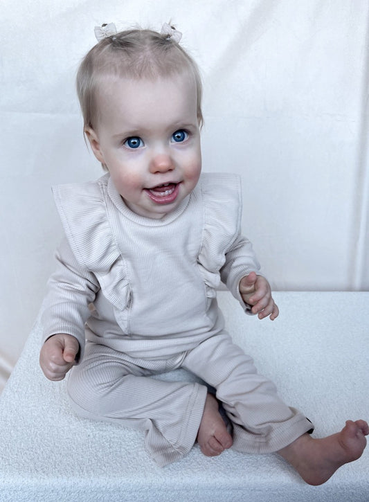 Babykleding - Flared Juul beige 